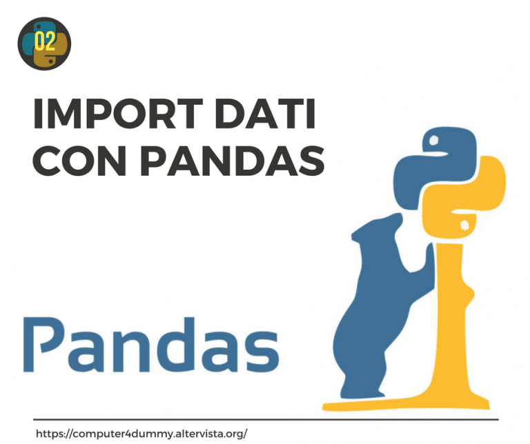 Pandas import dati con pandas computer 4 dummy